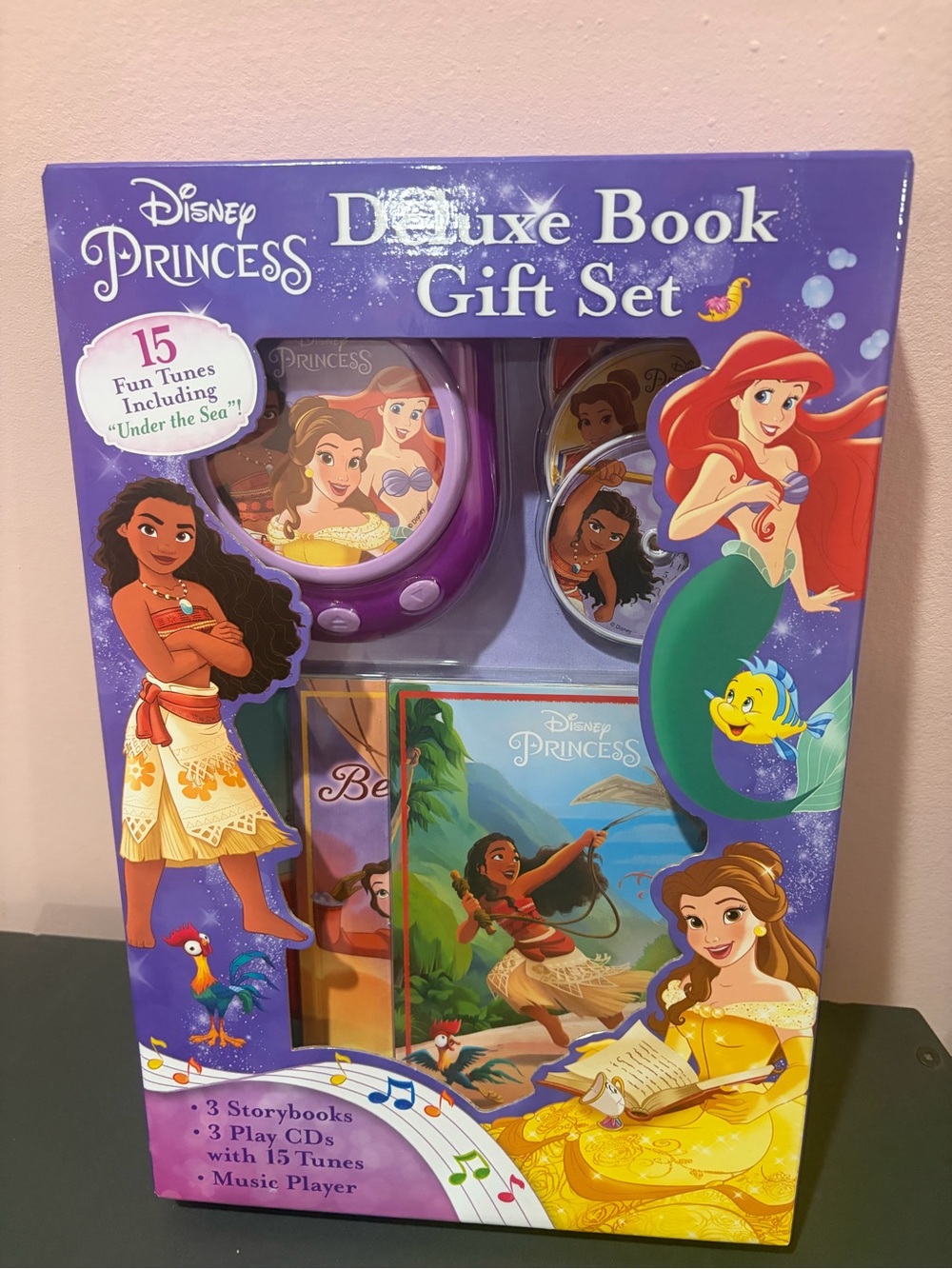Disney Princess Deluxe Book Gift Set - Purple